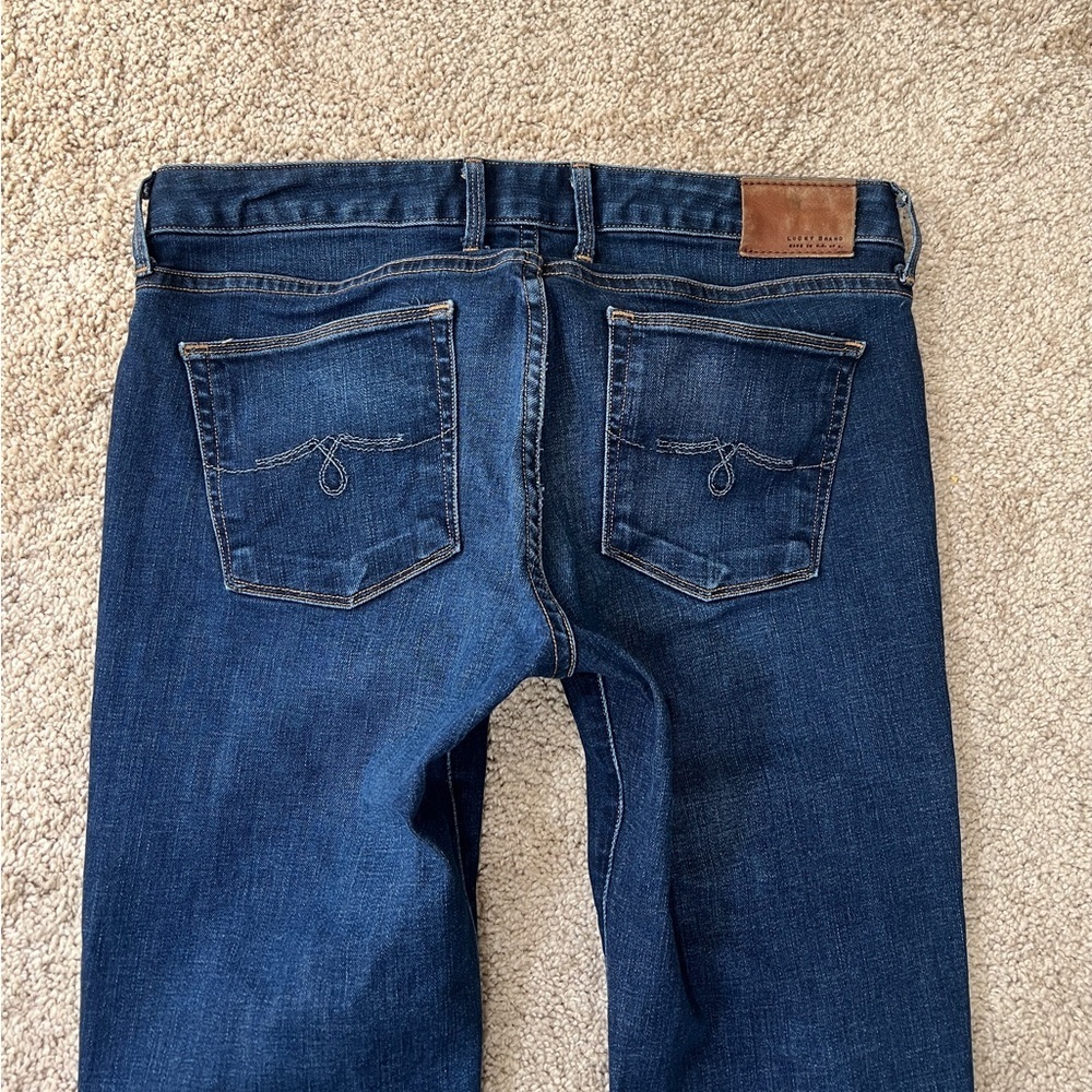 Lucky Brand Lolita Skinny Jeans Women's 4/27 Dark Wash Denim Mid rise Stretchy - Picture 5 of 9